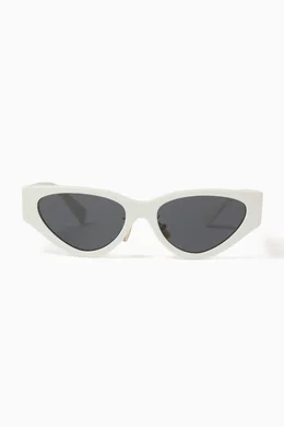 Miu miu cat eye acetate sunglasses clearance