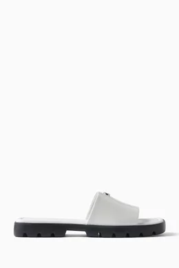 Buy Coach White Florence Sandals in Leather for Women in Saudi