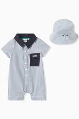 Hugo boss baby boy romper hotsell
