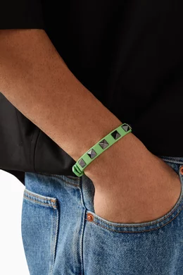 Buy Valentino Garavani Green Valentino Garavani Rockstud Bracelet