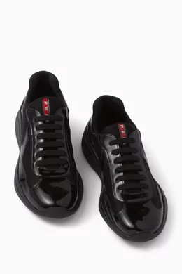 Prada technical top fabric sneakers