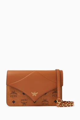 brown mcm crossbody bag