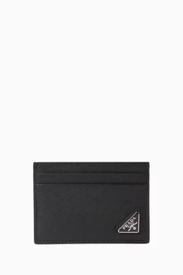Prada card top wallet mens