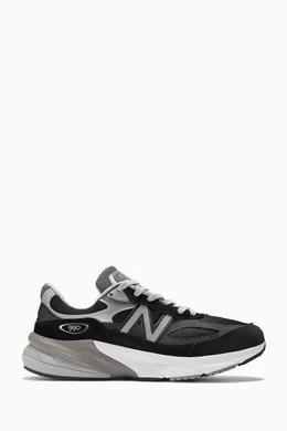 New balance clearance 990 black leather