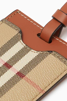 Burberry luggage tag hot sale