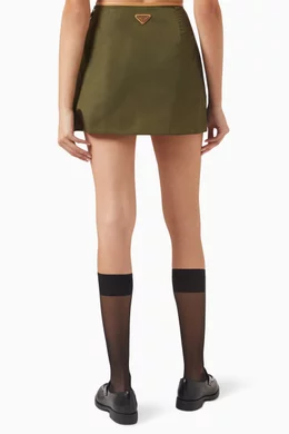 Prada Re-Nylon mini skirt - Green