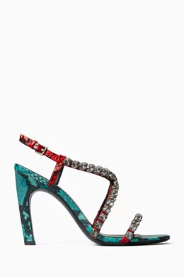 Crystal tory burch sandals sale