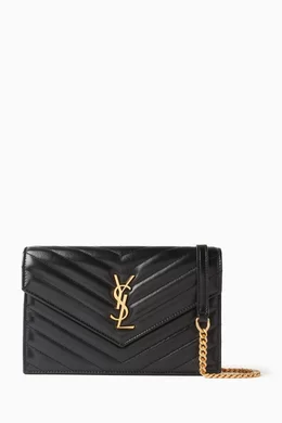 St laurent wallet on hot sale chain