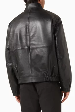 Calvin klein shop lamb leather jacket