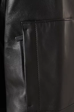 Calvin klein lamb leather shop jacket
