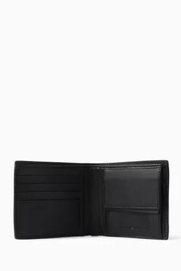 Tommy hilfiger store black leather wallet