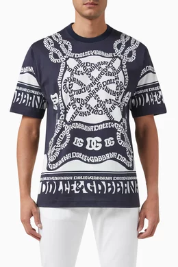 Dolce gabbana on sale print t shirt