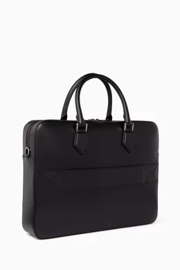Embossed briefcase top
