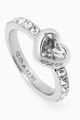 Coach sterling discount silver ring