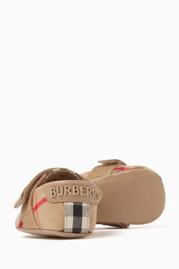 Burberry top print shoes