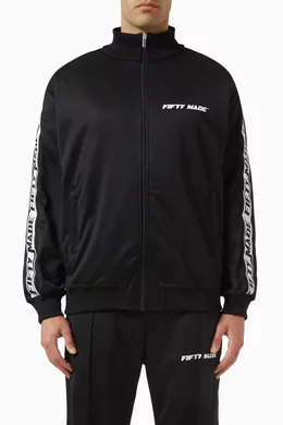 Nike swoosh store taped track jacket