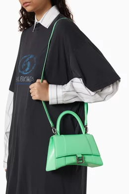 Hourglass top cheap handle bag