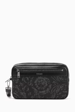 Mens versace pouch clearance