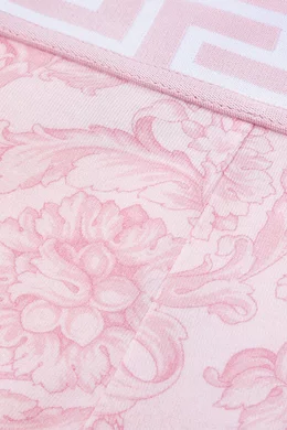 Buy Versace Pink Barocco Leggings in Cotton for Girls in Saudi