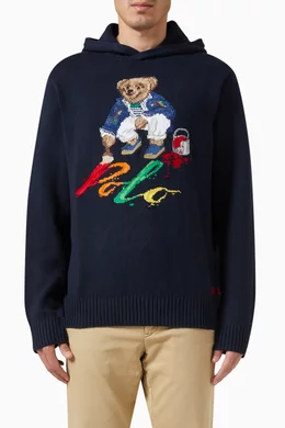 Sweater with deals bear logo