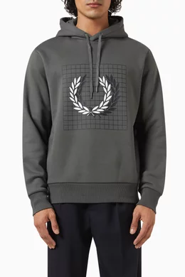 Fred perry green hoodie hotsell