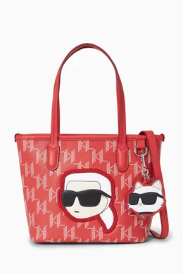 Buy Karl Lagerfeld Red Small K Ikonik Tote Bag for Women in Saudi