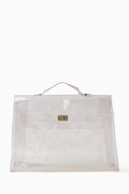 Clear hermes bag replica on sale