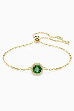 Swarovski green hot sale crystal bracelet