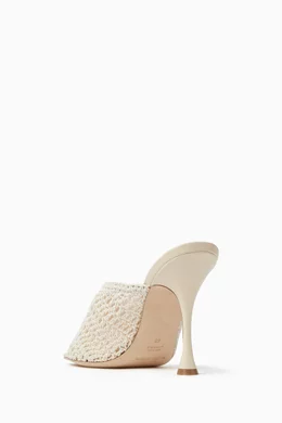 Crochet mules hotsell