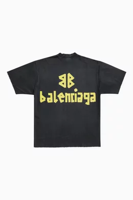 Balenciaga t cheap shirt gold