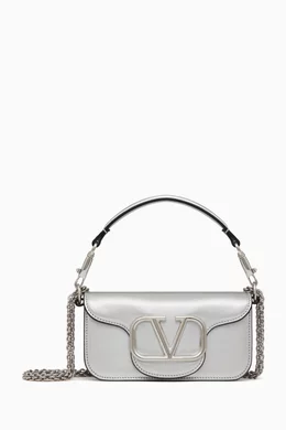 Buy Valentino Garavani Silver Valentino Garavani Loc Small