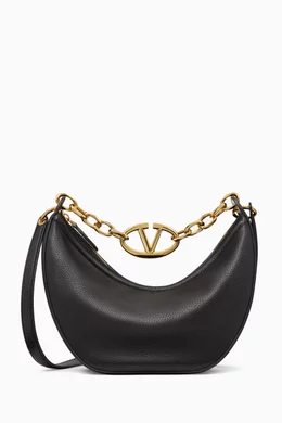 Black valentino shoulder bag clearance