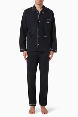 Black jersey 2025 pyjamas