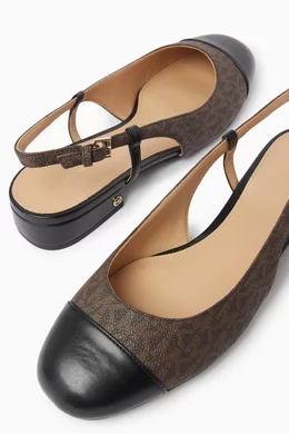 Michael kors signature flats store
