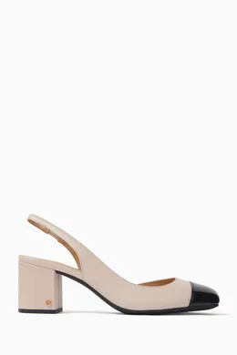 Buy Michael Kors Pink Perla Flex Slingback Pumps in Leather for