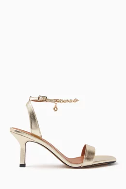 Maje sales gold sandals
