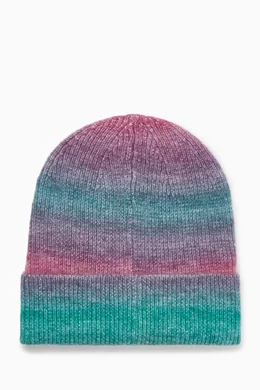 Buy Stüssy Multicolour Spray Stripe Cuff Beanie Hat in Acrylic 