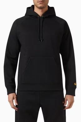 Carhartt chase hoodie black clearance