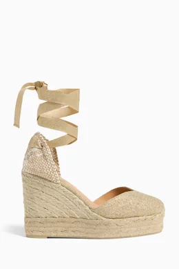 Chiara 80 on sale canvas wedge espadrilles