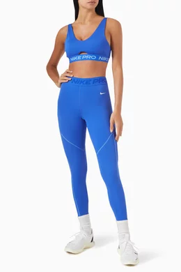 Buy Nike Blue Indy Medium-support Padded Sports Bra for Women in