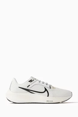 Buy Nike White Air Zoom Pegasus Sneakers in Mesh for Women in