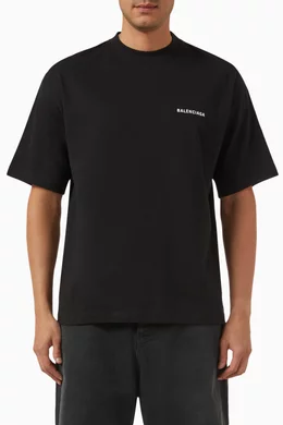 Balenciaga black sale t shirt mens