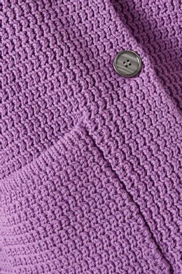 Purple chunky hotsell knit cardigan