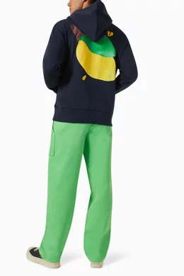 JW Anderson Navy Lemon Hoodie