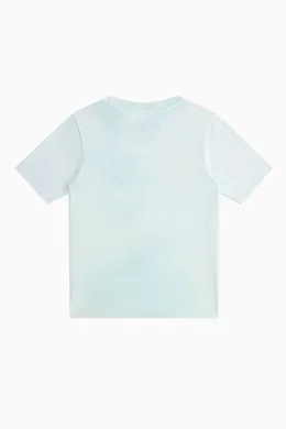 Buy Kith Blue Tie-dye T-shirt in Cotton Online for Boys | Ounass Saudi