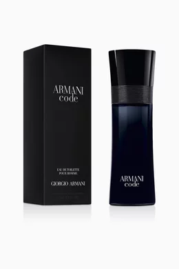 Buy Armani Beauty Colourless Armani Black Code Eau de Toilette 75ml For Men Online Ounass Saudi