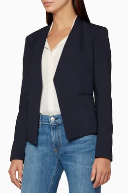 Buy Theory Blue Navy Lanai Blazer For Women Online Ounass Saudi