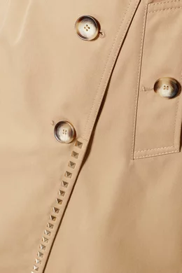 ジャケット・アウター VALENTINO Beige Oversized Trench Coat Valentino Beige Oversized Trench Coat, $1,121 | SSENSE