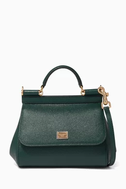 Buy Dolce Gabbana Green Dark Green Mini Sicily Bag For Women Online Ounass Saudi