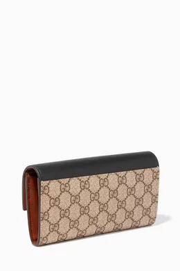 Padlock continental wallet gucci 2025